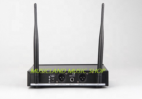 BNK professional dual channel wireless microphone X35