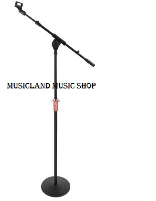 Round base microphone stand BK