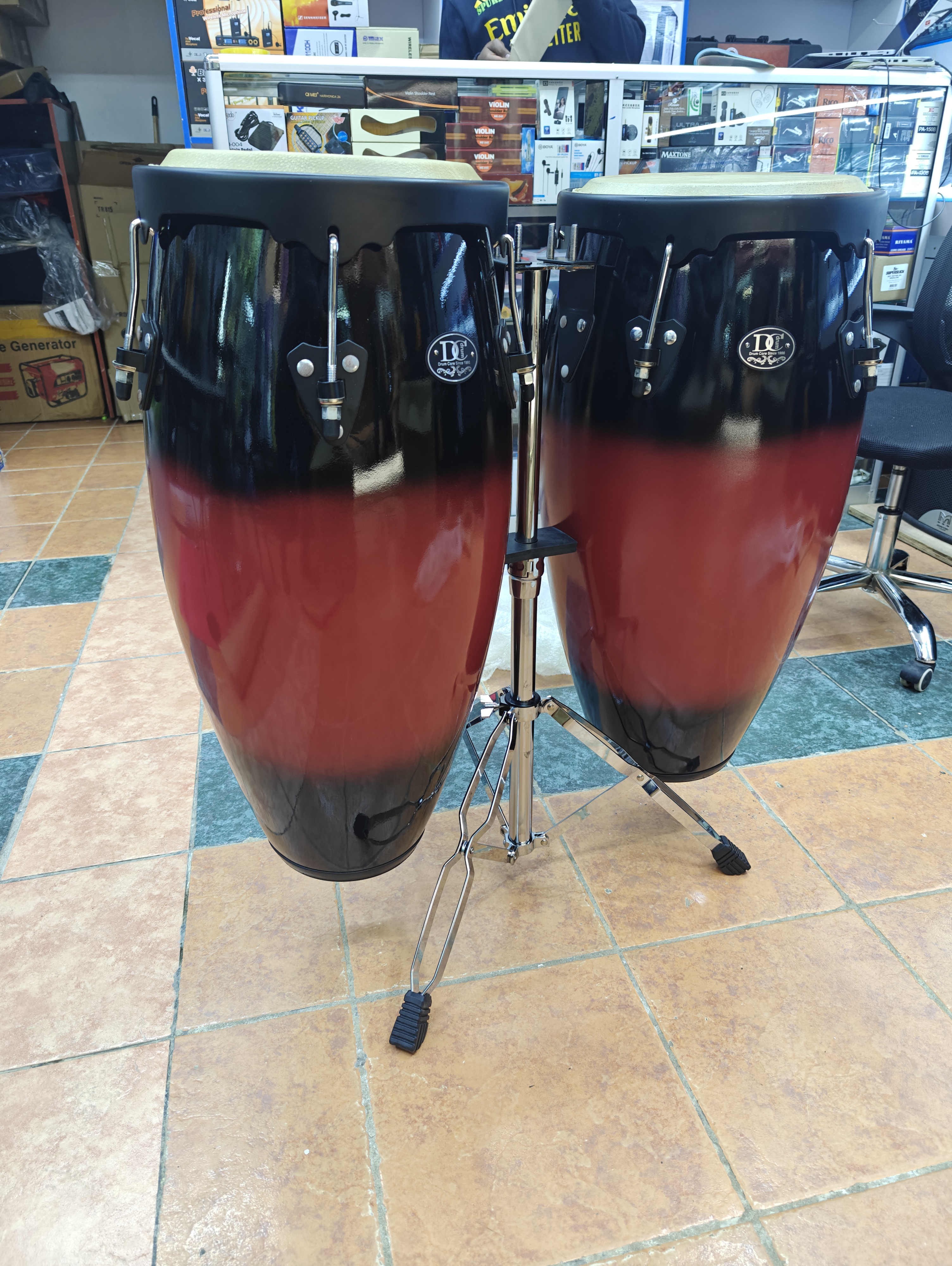 Dc conga drum single stand