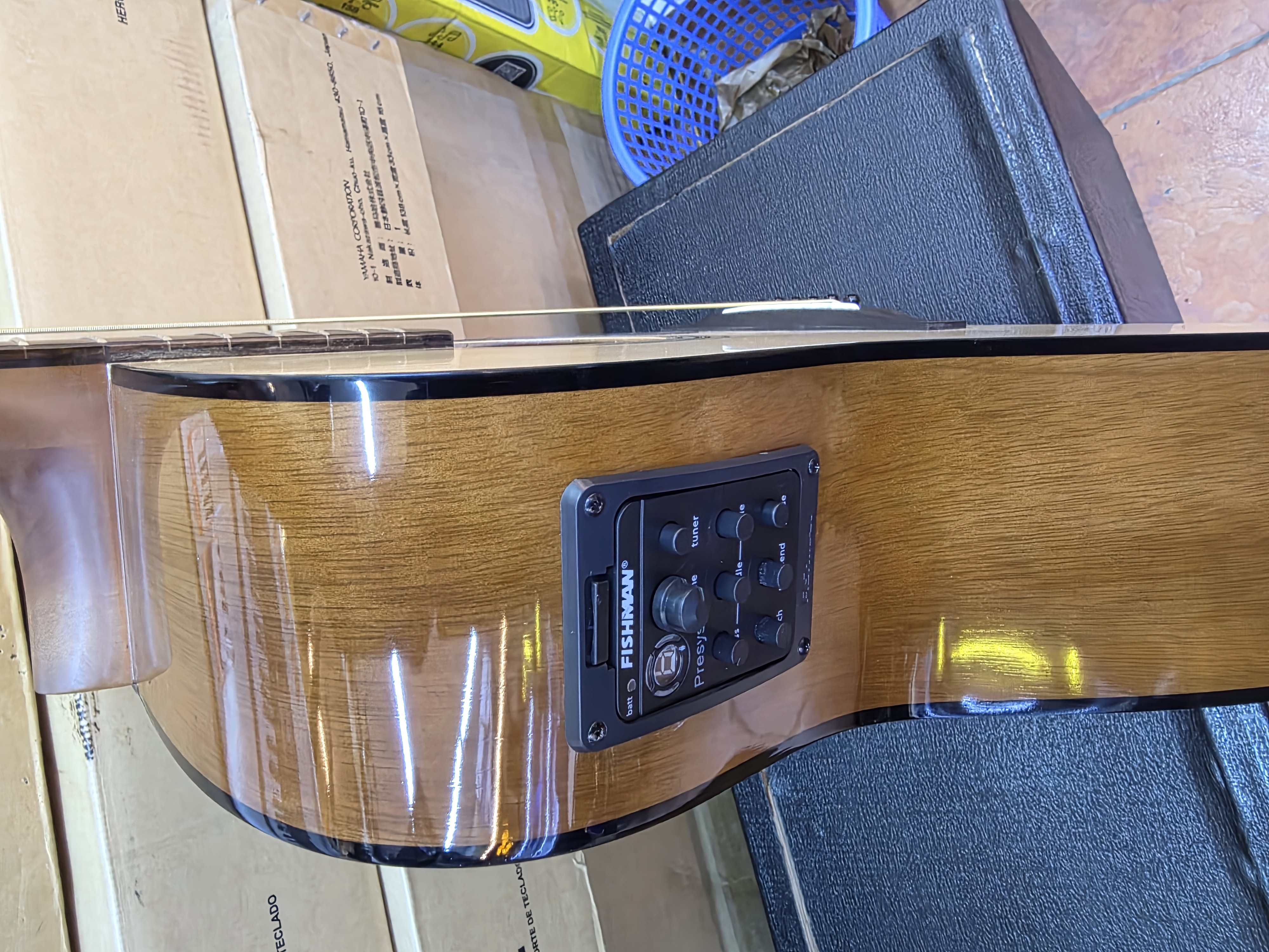 Yamaha semi acoustic guitar