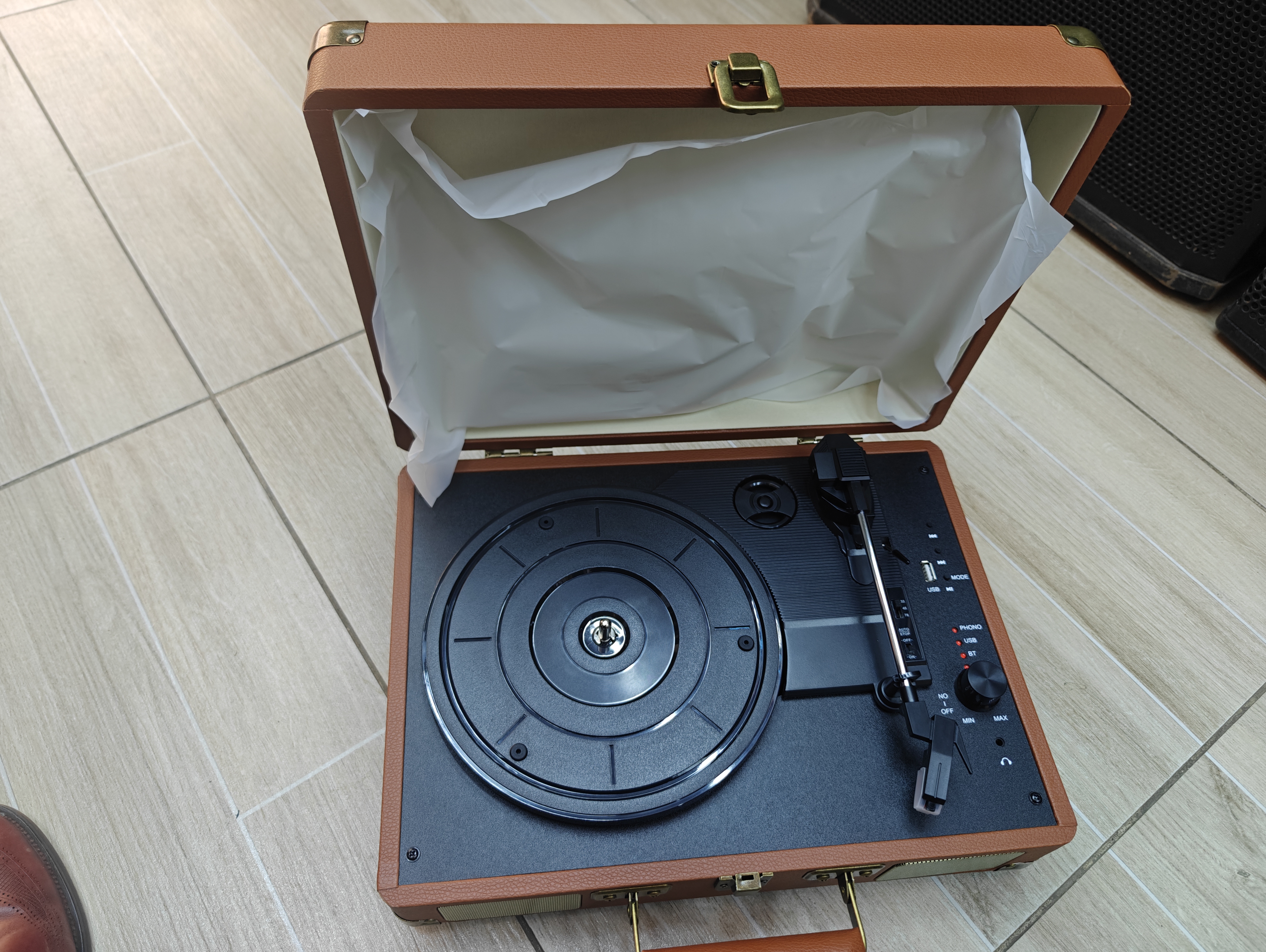 Vinyl Record Player Bluetooth Turntable