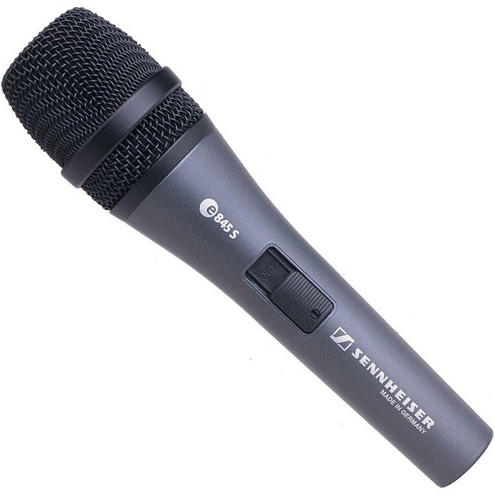 Sennheiser E 845-S Dynamic Super Cardioid Microphone 
