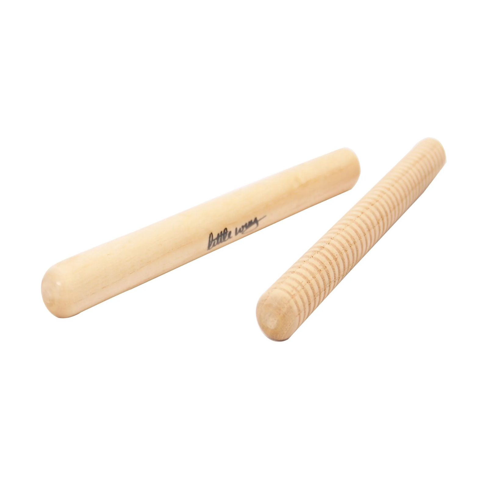 Wooden Rhythm Sticks ribbed
