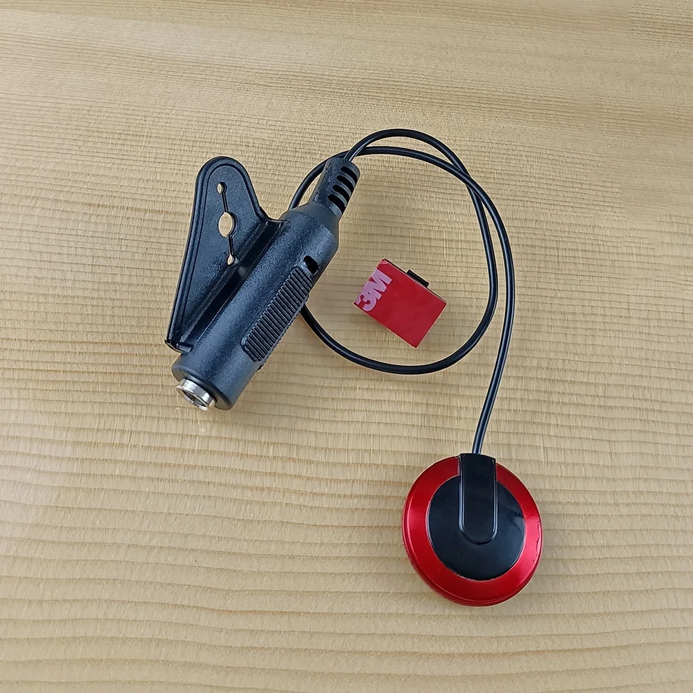 Clip-on piezo contact pickup with 1/4-inch output jack for acoustic guitar, ukulele, violin, and other stringed instruments Clip-on piezo contact pickup with 1/4-inch output jack for acoustic guitar, ukulele, violin, and other stringed instruments