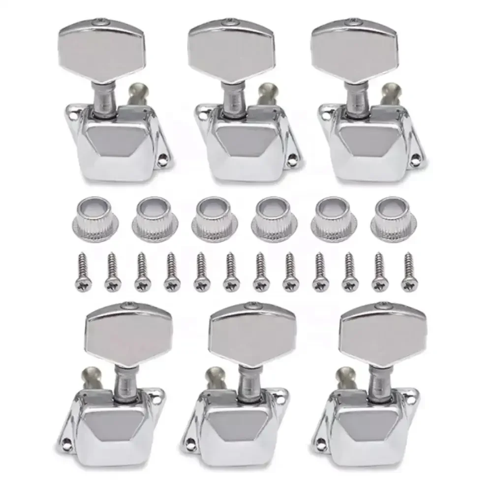 Chrome Guitar Machine Head Tuning Peg Replacement | Musicland Music Shop