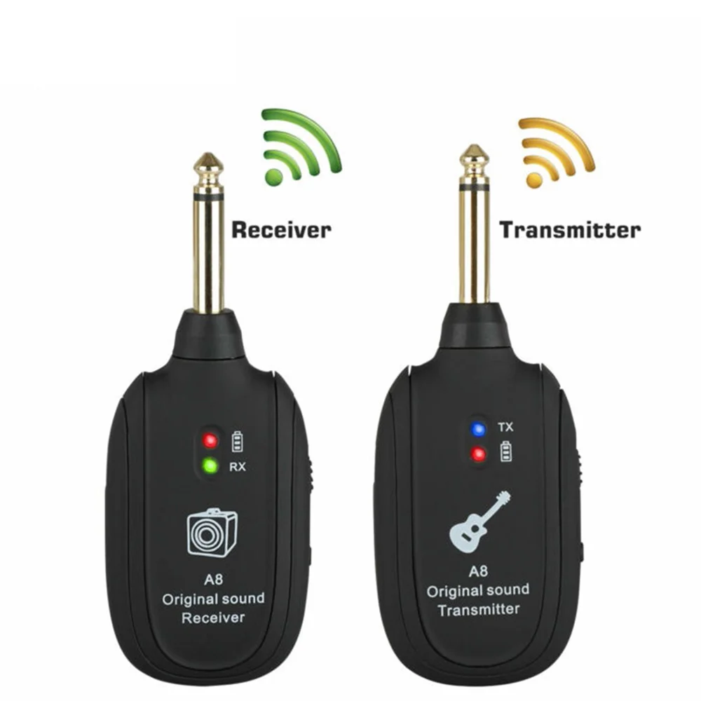 A8 Wireless Guitar Transmitter & Receiver