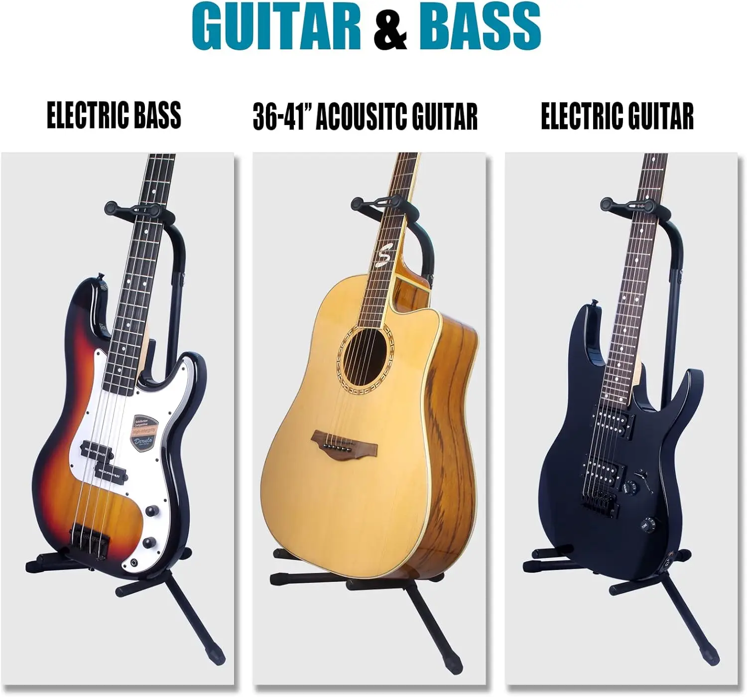 Guitar Floor Stand | Foldable Universal Guitar Stand | Musicland Music Shop