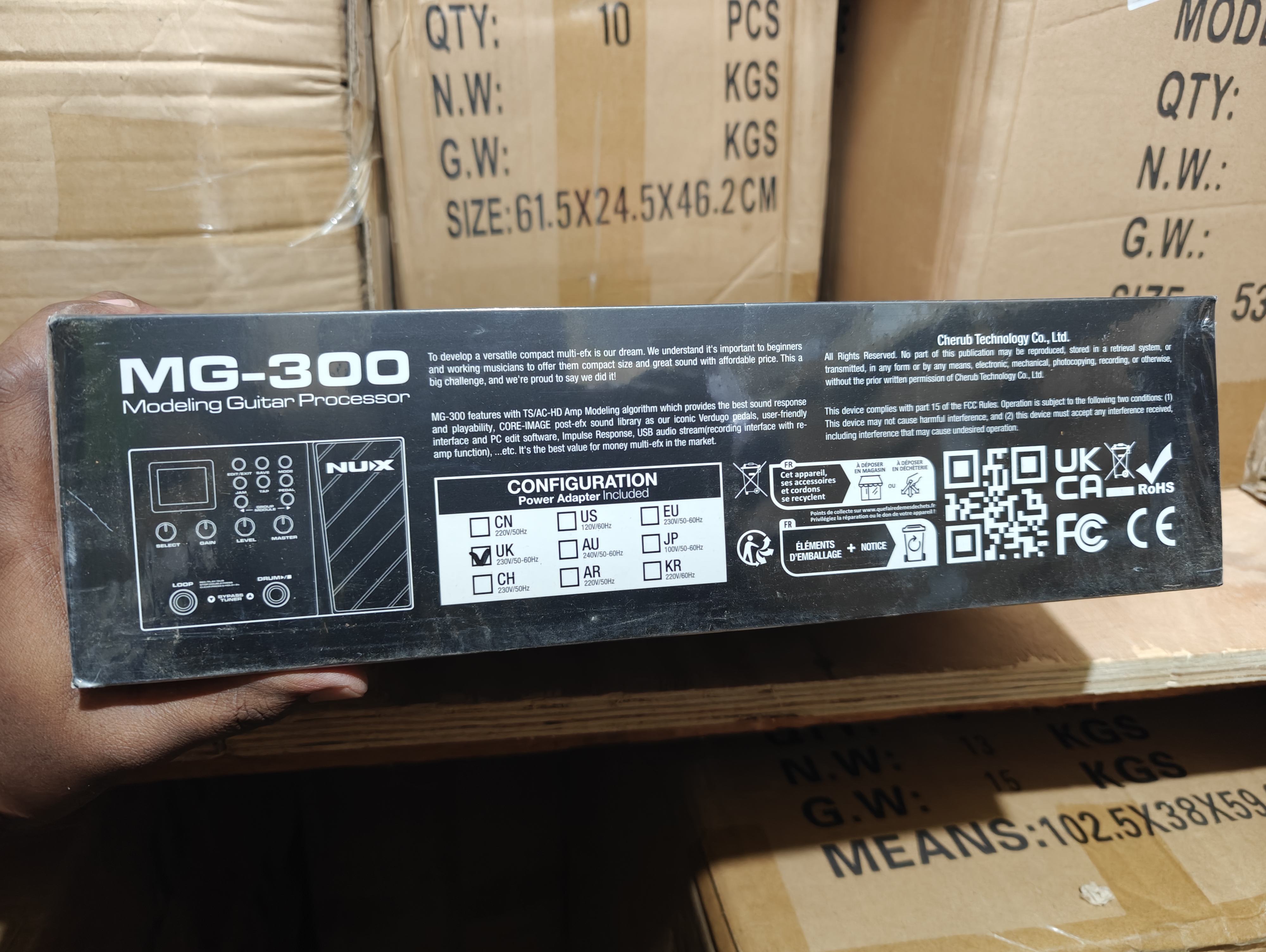 NUX MG-300  side