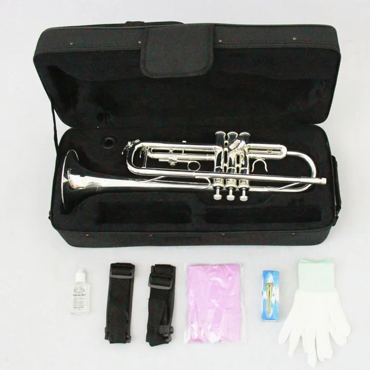 Trumpet with case