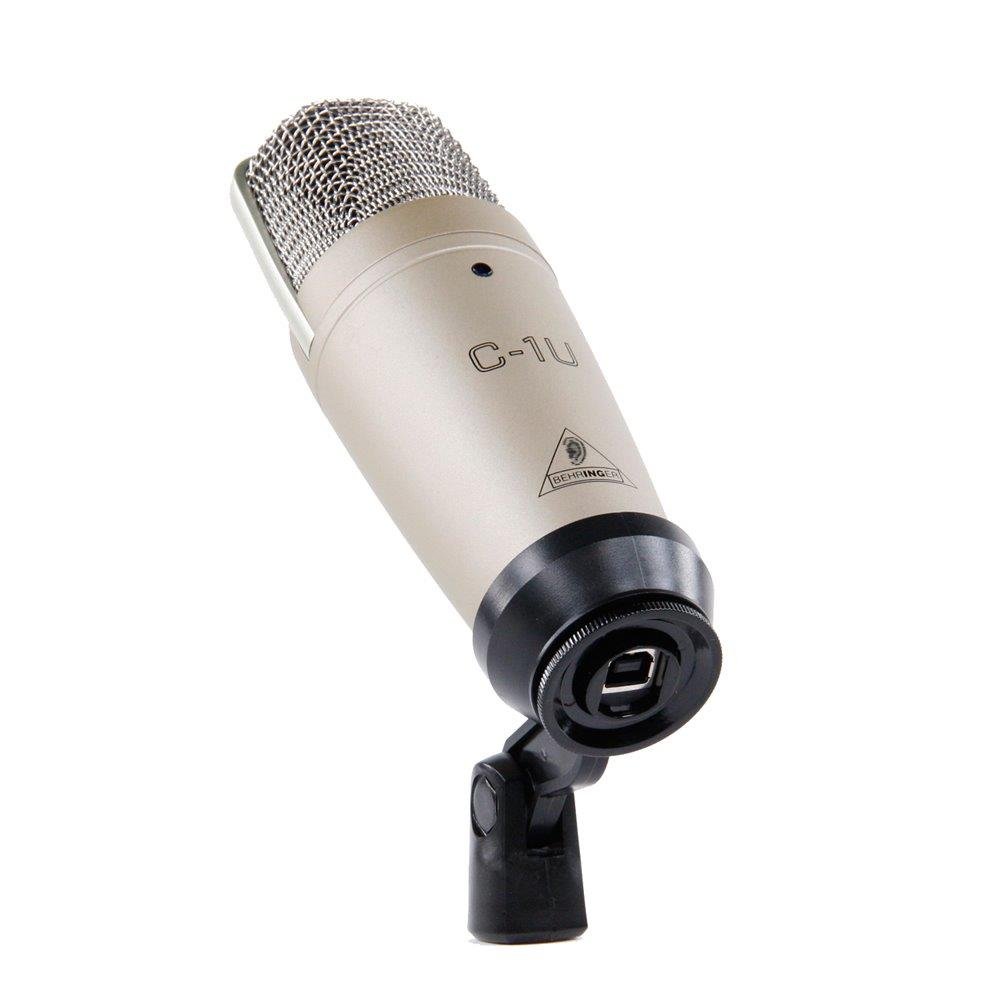 Behringer C-1U Professional Large-Diaphragm Studio Condenser USB Microphone 