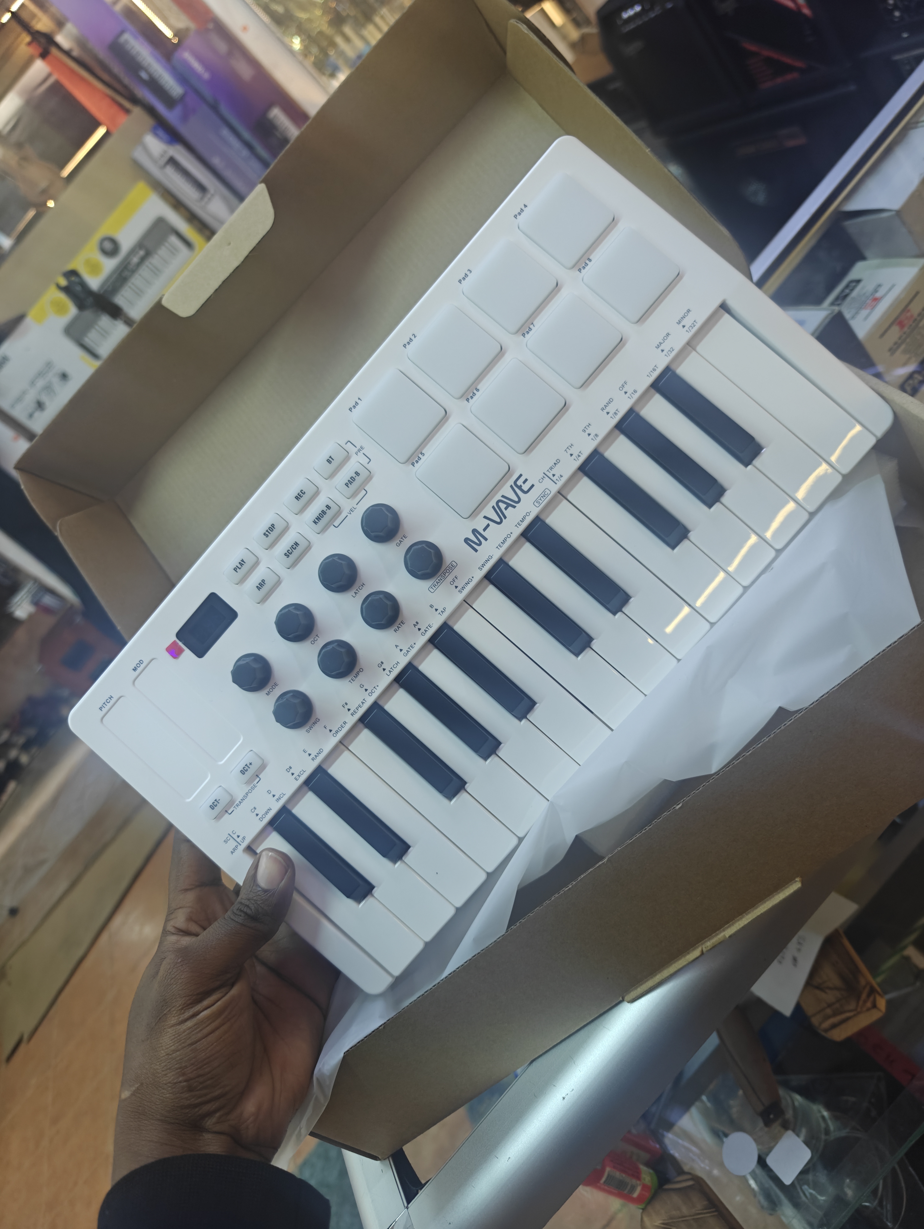 M-VAVE 25-Key MIDI Control Keyboard Min