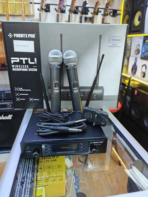 Phenyx Pro Dual UHF Wireless Microphone PTU-71-2H