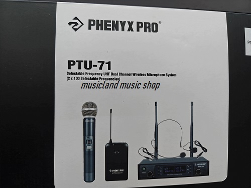 Phenyx Pro Wireless, Dual Mic PTU-71-1Hand 1Body