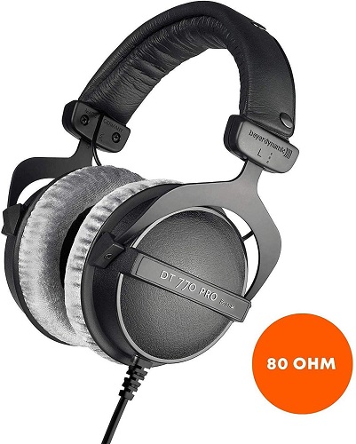 beyerdynamic DT 770 PRO 80 Ohm Closed Studio Headphones