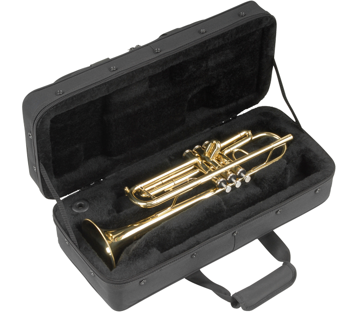 Trumpet with case