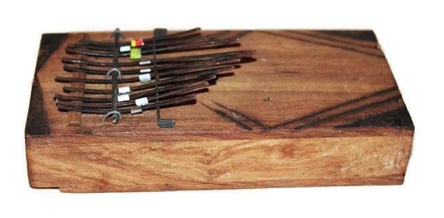 African Hand Carved Kalimba - Thumb Piano-local